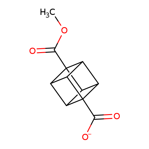 COC(=O)C12C3C4C2C2C1C3C42C(=O)[O-]