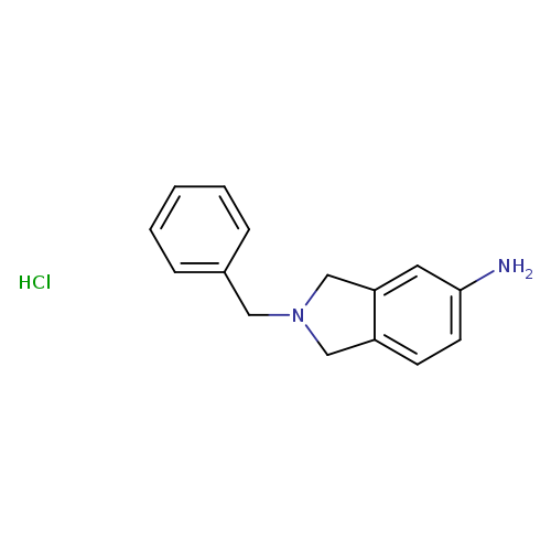 Nc1ccc2c(c1)CN(C2)Cc1ccccc1.Cl