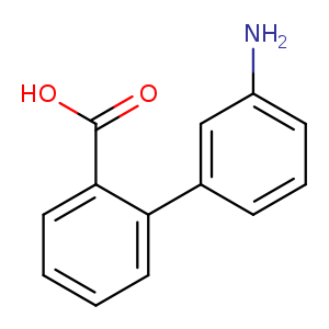 Nc1cccc(c1)c1ccccc1C(=O)O