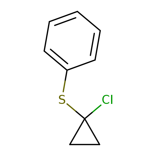 ClC1(CC1)Sc1ccccc1