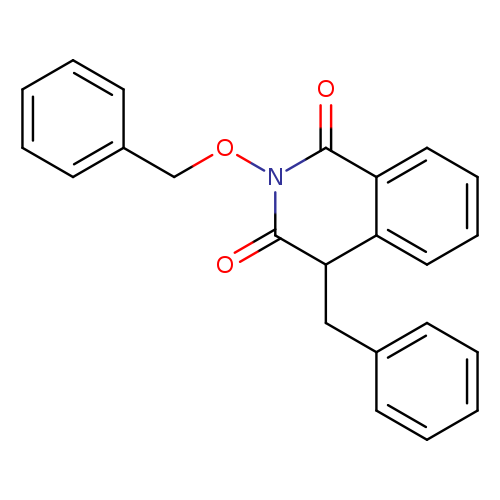 O=C1C(Cc2ccccc2)c2ccccc2C(=O)N1OCc1ccccc1