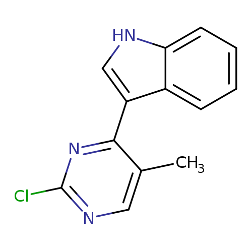 Clc1ncc(c(n1)c1c[nH]c2c1cccc2)C