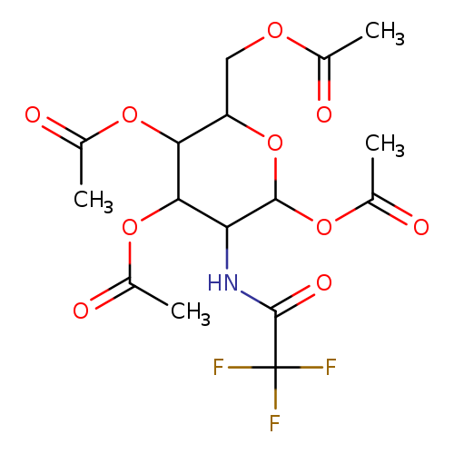 CC(=O)OCC1OC(OC(=O)C)C(C(C1OC(=O)C)OC(=O)C)NC(=O)C(F)(F)F