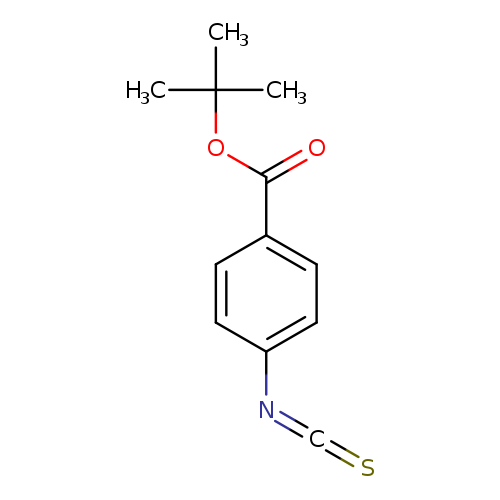 S=C=Nc1ccc(cc1)C(=O)OC(C)(C)C