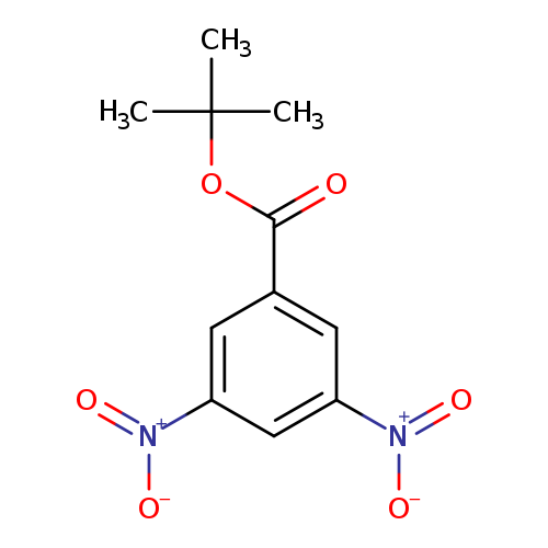 O=C(c1cc(cc(c1)[N+](=O)[O-])[N+](=O)[O-])OC(C)(C)C
