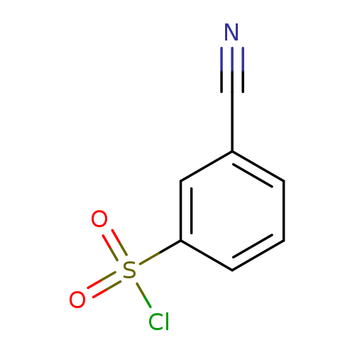 N#Cc1cccc(c1)S(=O)(=O)Cl