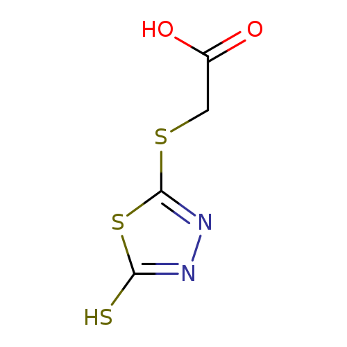 OC(=O)CSc1nnc(s1)S