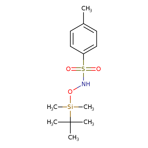 Cc1ccc(cc1)S(=O)(=O)NO[Si](C(C)(C)C)(C)C