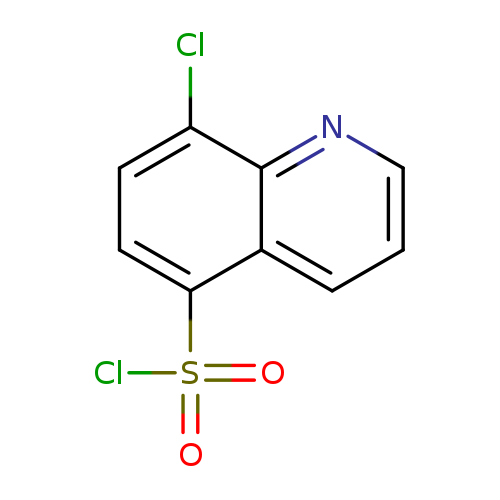 Clc1ccc(c2c1nccc2)S(=O)(=O)Cl