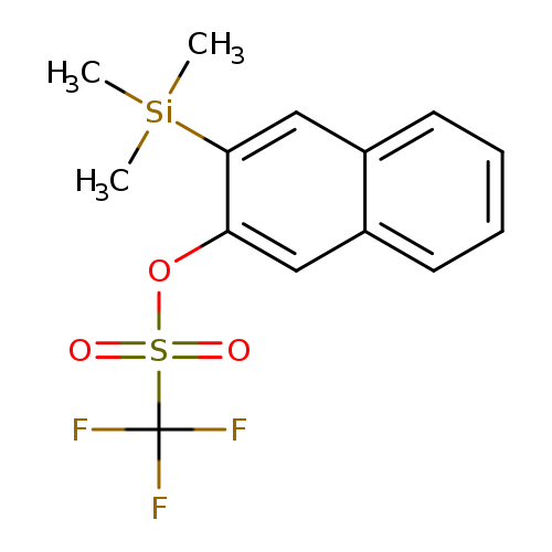 O=S(=O)(C(F)(F)F)Oc1cc2ccccc2cc1[Si](C)(C)C