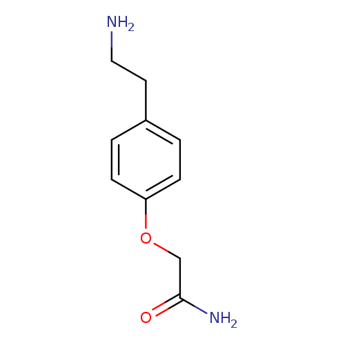 NCCc1ccc(cc1)OCC(=O)N