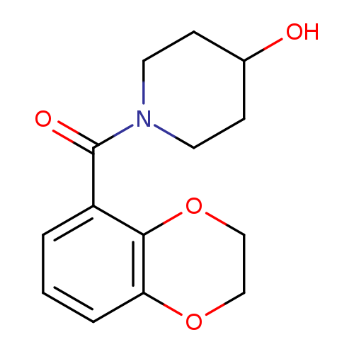 OC1CCN(CC1)C(=O)c1cccc2c1OCCO2