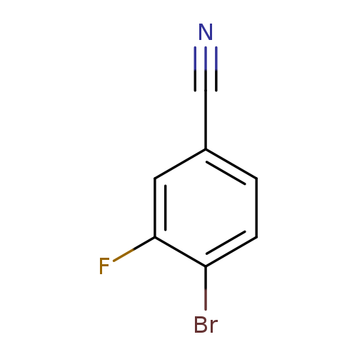 N#Cc1ccc(c(c1)F)Br