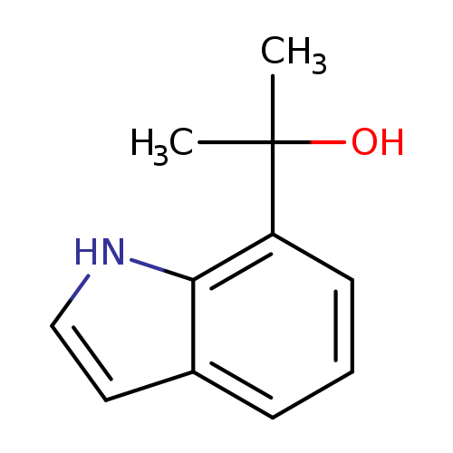 CC(c1cccc2c1[nH]cc2)(O)C