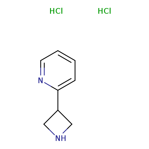 N1CC(C1)c1ccccn1.Cl.Cl