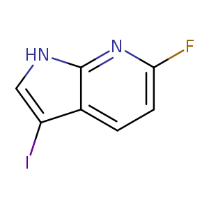 Fc1ccc2c(n1)[nH]cc2I