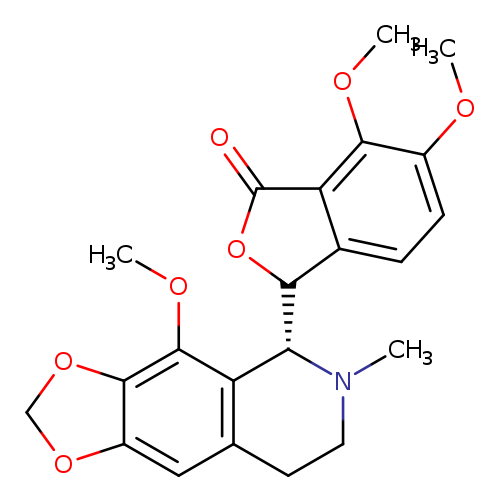 COc1ccc2c(c1OC)C(=O)OC2[C@@H]1N(C)CCc2c1c(OC)c1c(c2)OCO1