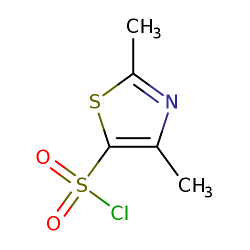 Cc1nc(c(s1)S(=O)(=O)Cl)C