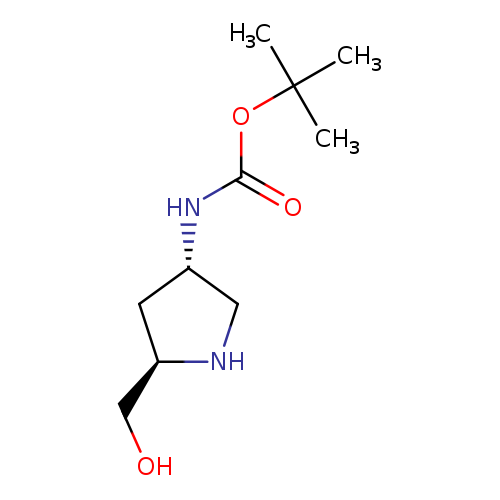 OC[C@@H]1NC[C@H](C1)NC(=O)OC(C)(C)C