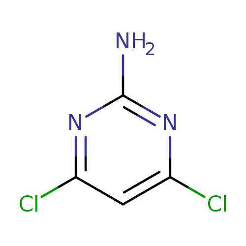 Clc1cc(Cl)nc(n1)N