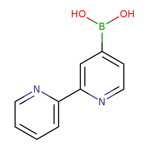OB(c1ccnc(c1)c1ccccn1)O