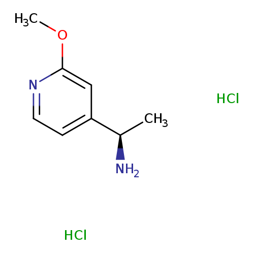 COc1nccc(c1)[C@H](N)C.Cl.Cl