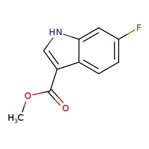 COC(=O)c1c[nH]c2c1ccc(c2)F