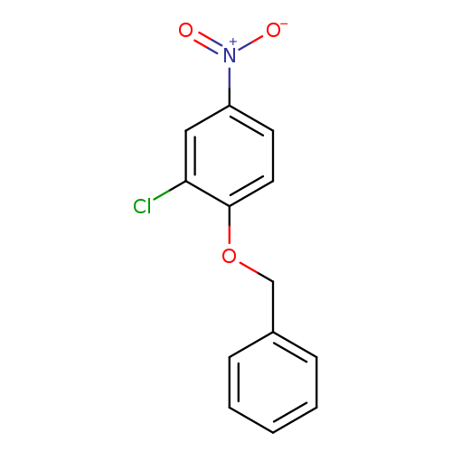 Clc1cc(ccc1OCc1ccccc1)[N+](=O)[O-]