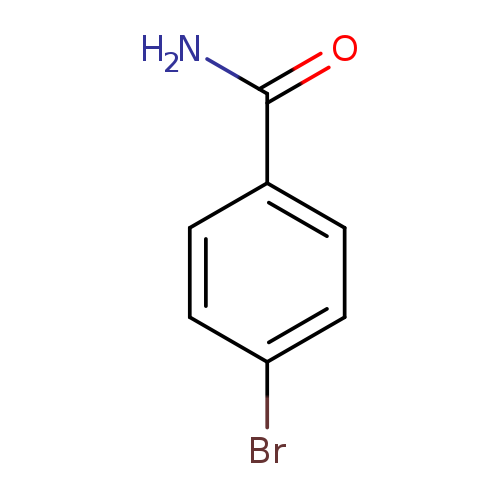 NC(=O)c1ccc(cc1)Br