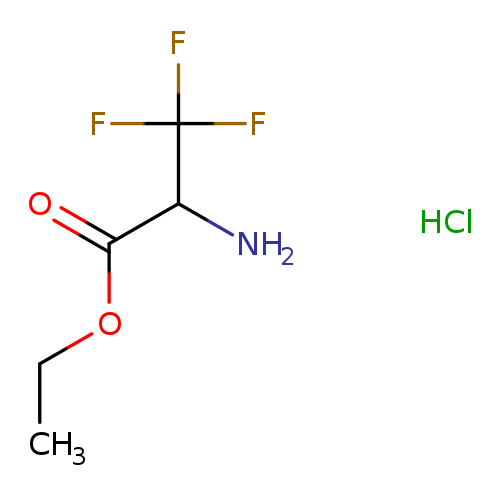 CCOC(=O)C(C(F)(F)F)N.Cl