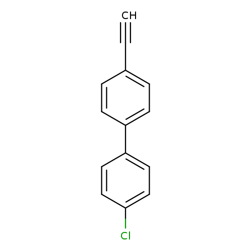C#Cc1ccc(cc1)c1ccc(cc1)Cl