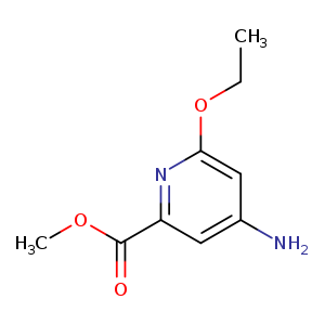 CCOc1cc(N)cc(n1)C(=O)OC