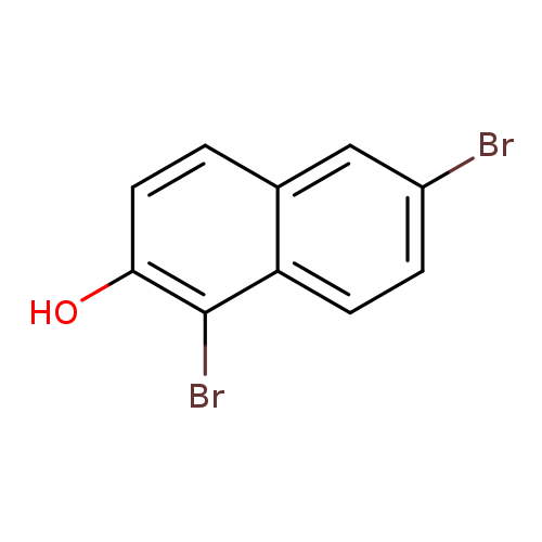 Brc1ccc2c(c1)ccc(c2Br)O