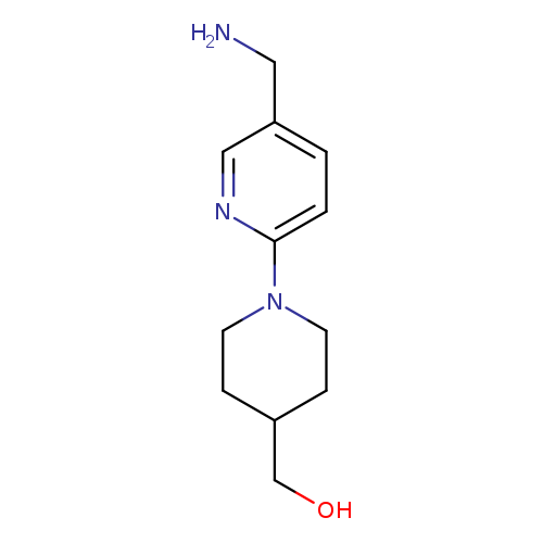 OCC1CCN(CC1)c1ccc(cn1)CN