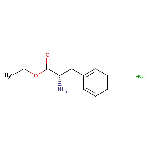 CCOC(=O)[C@H](Cc1ccccc1)N.Cl