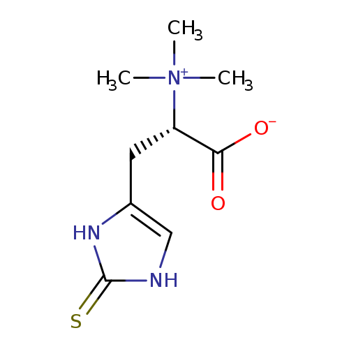 [O-]C(=O)[C@@H]([N+](C)(C)C)Cc1c[nH]c(=S)[nH]1