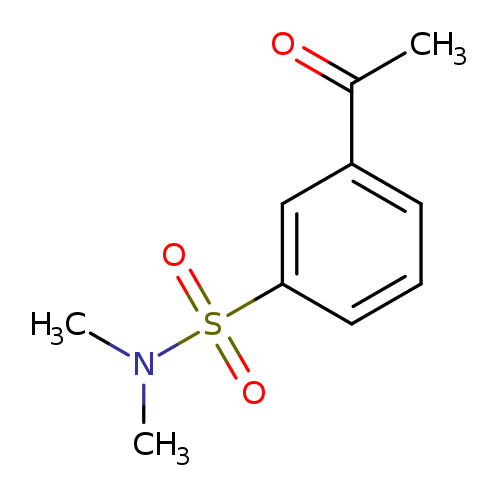 CC(=O)c1cccc(c1)S(=O)(=O)N(C)C