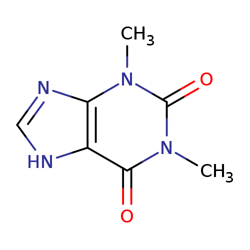 Cn1c(=O)n(C)c2c(c1=O)[nH]cn2