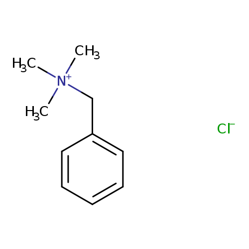 C[N+](Cc1ccccc1)(C)C.[Cl-]