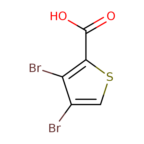 OC(=O)c1scc(c1Br)Br