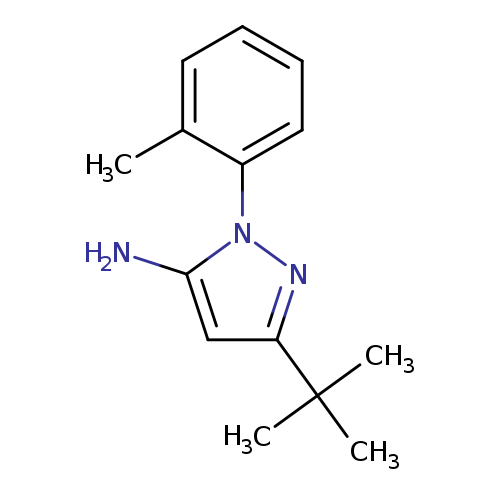 Cc1ccccc1n1nc(cc1N)C(C)(C)C