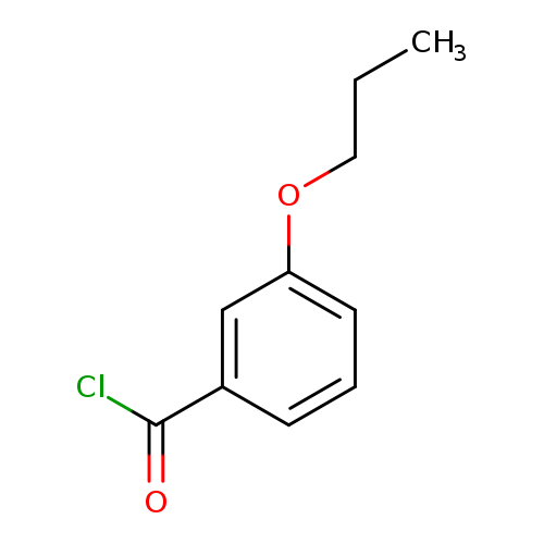 CCCOc1cccc(c1)C(=O)Cl
