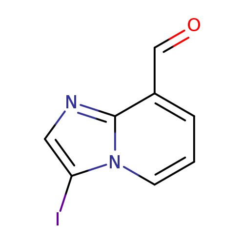O=Cc1cccn2c1ncc2I