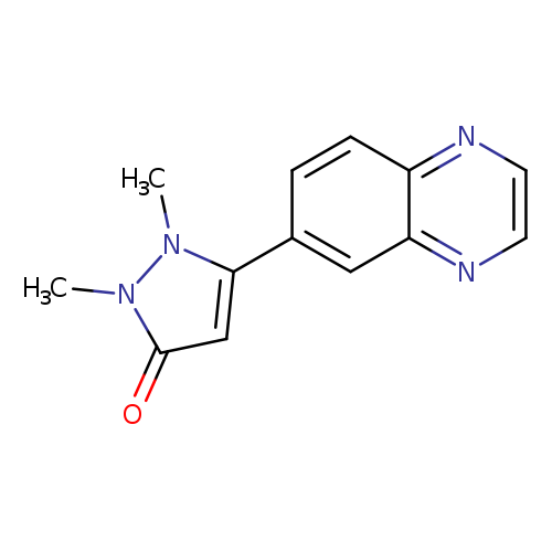 Cn1c(=O)cc(n1C)c1ccc2c(c1)nccn2