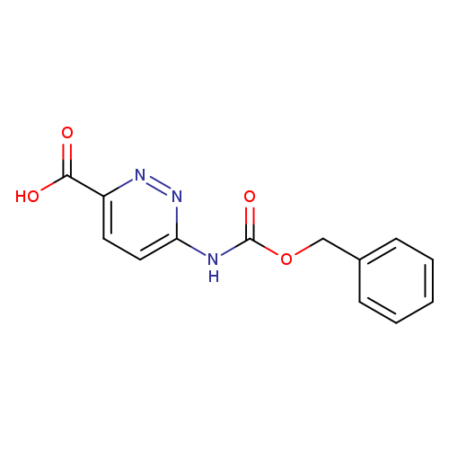 O=C(Nc1ccc(nn1)C(=O)O)OCc1ccccc1