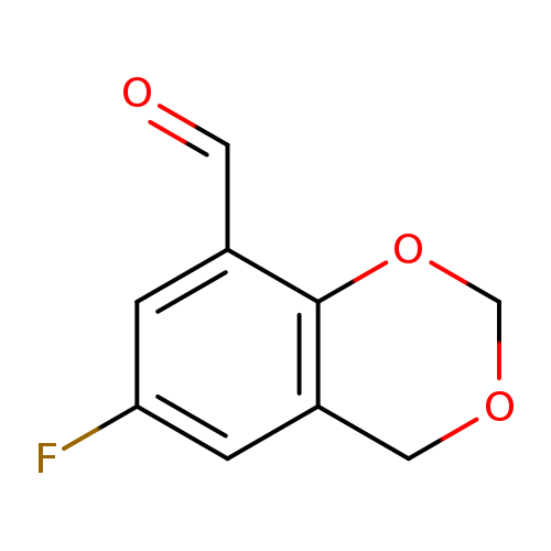 O=Cc1cc(F)cc2c1OCOC2