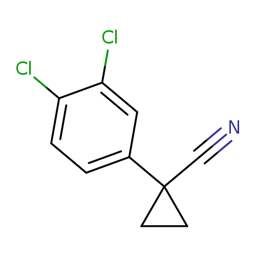 N#CC1(CC1)c1ccc(c(c1)Cl)Cl