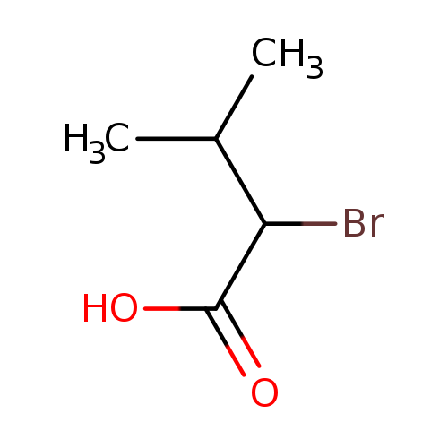 BrC(C(=O)O)C(C)C