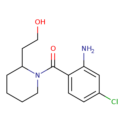 OCCC1CCCCN1C(=O)c1ccc(cc1N)Cl
