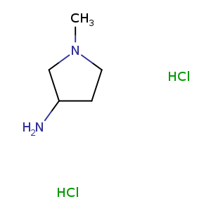CN1CCC(C1)N.Cl.Cl